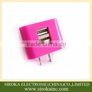 OEM/ODM Service 5V 3.1A US Folding Plug Dual Usb Wall Charger Flat Home Wall Charger for Samsung HTC thumbnail-5