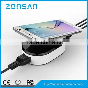 Amazon Hot Selling 3 in 1 Multifunctional QC 2.0 USB Charger Wireless Charger thumbnail-2