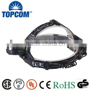 Most Powerful T6 LED Light Rechargeable Zoom LED Headlamp Light thumbnail-1