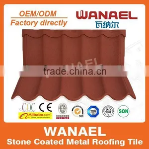 Asphalt Shingles Colorful Stone Coated Steel Roof Tile Factory / Building Material thumbnail-1