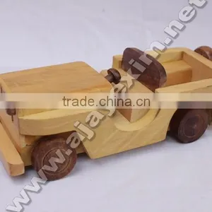Wooden Jeep Toy thumbnail-1