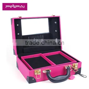 Protable Handheld New Professional Beauty Plastic Make-up Box Nail Product Case thumbnail-1