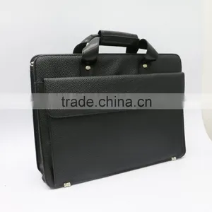 Factory Hot Sell Fashion Laptop Bag Real Leather Buisiness Men's Briefcase thumbnail-3