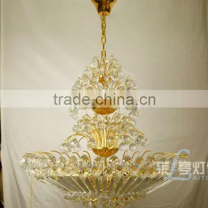 Palace Light Picture Big Size Crystal Chandelier From Zhongshan Lighting Factory thumbnail-3