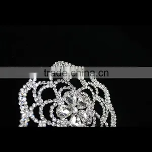 2015 Fashion Round Crystal Applique for Wedding Dress Wholesale thumbnail-3