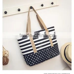Fashion Style Foldable Tote Bag 2016 Beach Bags Canvas thumbnail-5
