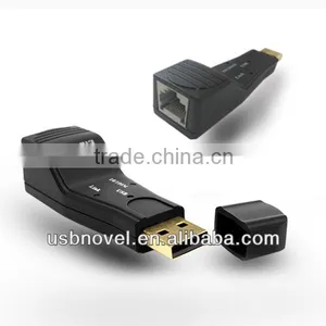 Blak Usb 2.0 External Network Latest Lan Card With Led Light High Speed 480Mbps thumbnail-1