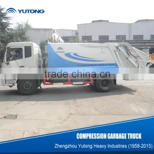 China 8t Capacity Garbage Compactor Truck for Sale thumbnail-3