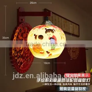 Ceramic Camphorwood Interior Decoration Modern Led Wall Lamp Creative Indoor Living Room Wall Lamps for Project thumbnail-2