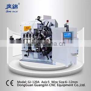 GJ-120A 6mm-12mm CNC Spring Coiling Machine thumbnail-1