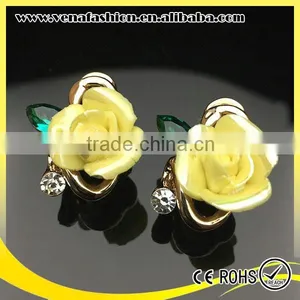 925 Silver Needle Cherry Flower Bow Shaped Small Size Earrings thumbnail-4
