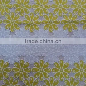 (YH005#)Hot Sell Swiss Lace Textile Bridal Lace Fabric Wholesale thumbnail-3