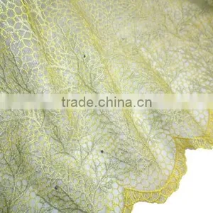 High Quality French Net Beaded Lace Fabric French Lace Fabric thumbnail-3