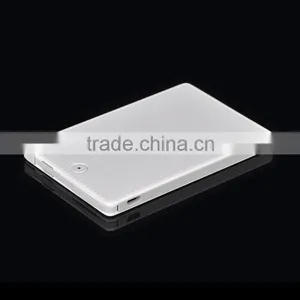 New Products for 2016 Credit Card Size Power Bank 3000mAh, External Credit Card Powerbank With Built in Cable thumbnail-1