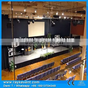 Hot Hydraulic Revolving Stage Curtain System Stage Truss for Sale thumbnail-2