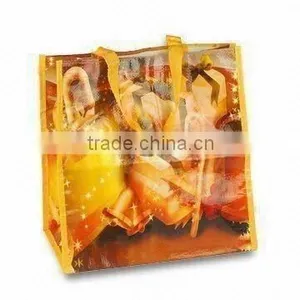 Customized Colorfull Printing PP Woven Bag For Shopping (glt-w0087) thumbnail-1