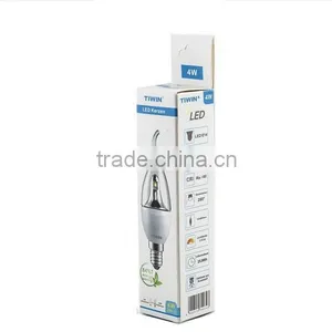 TIWIN 4W 3000K Glass E14 Candle LED Light With CE ROHS TUV GS thumbnail-5