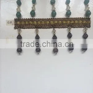 [YZLACE] Tassels Lace Curtains Wholesale 10012 thumbnail-2