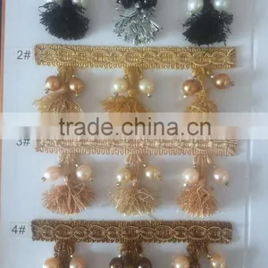 [YZLACE] Tassels Lace Curtains Wholesale 10070 thumbnail-1