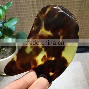 Natural Wild Hawksbill Guasha Plate Scrapping Massage Jade thumbnail-5