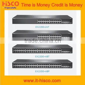 EX2200-24T-4G-DC 24-port 10/100/1000BASE-T Ethernet Switch With Four SFP Gigabit Ethernet Uplink Ports and Internal Power Supply thumbnail-4
