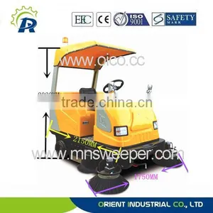 China Factory Exported Directly Battery Use Ride on Linoleum Road Sweeper With Power Supply 36V thumbnail-1