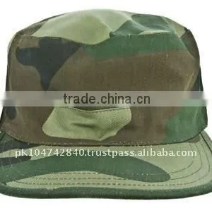 Camouflage Flat Caps With Custom Design Offered thumbnail-1
