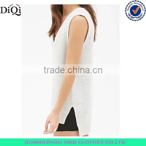 v Neck Sweater Vest, Sweater Para Mujer, Cashmere Fiber thumbnail-1