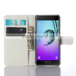 High Quality Leather Card Wallet Folio Stand Flip Case Cover for Samsung GALAXY A3 A310 thumbnail-2