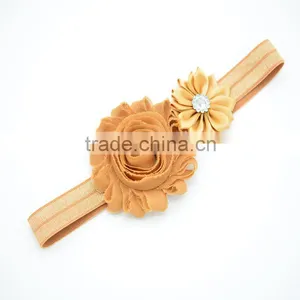17colors European American Baby Rose Flower, Shabby Rose Hairband thumbnail-6
