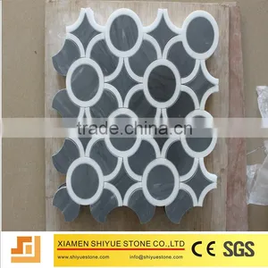 Black Marble Stone Mosaic Tiles for Flooring thumbnail-1