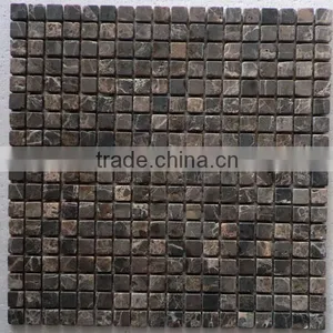 Yunfu Dark Brown Mosaic Tile Cheap Mosaic Tiles thumbnail-1