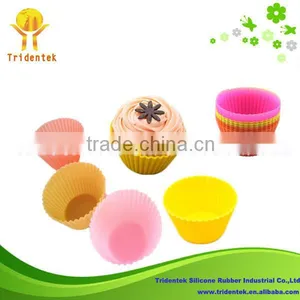 Food Grade Greaseproof Muffin Cups Muffin Cup Silicone Baking Cups thumbnail-1