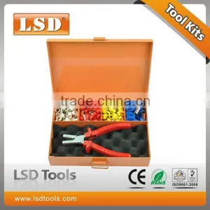 Mini Tool Set for Crimping Cable End Sleeves With Crimping Plier PZ-02525TH thumbnail-1