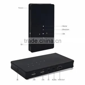 P8 RK3128 Micro Projector P8 DLP Mini Quad Core 1g 8g CPU 2.4G & 5.8G Dual-band Wifi Android Mini Projector thumbnail-3