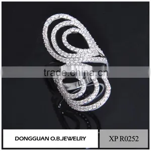 Fashion Designs Value 925 Silver Ring With Clear Zircon Made in China thumbnail-6