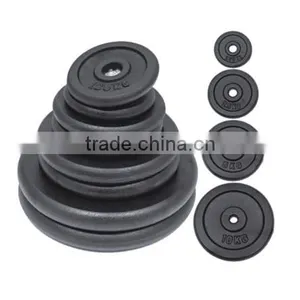 Black Paint Cast Iron Weight Plate thumbnail-2