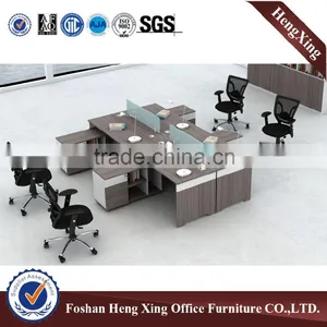 2016 Newest Modern Design 4 Seaters Office Partition(HX-CRV005-2) thumbnail-1