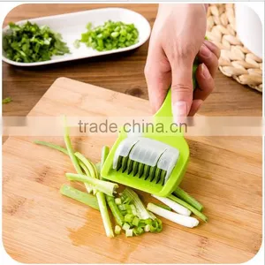 Manual Green Onion Chopper Slicer Garlic Coriander Cutter / Onion Cutter Onion Slicer / Vegetable Onion Chopper thumbnail-2