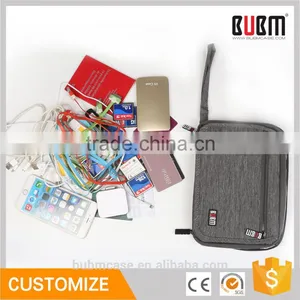 BUBM Promotional Gift Personal Organizer Bag Cable Storage Case for Power Bank thumbnail-2