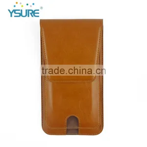2016 Hot Sales New Style Double Pockets PU Leather Cases for Universal Mobile Phone thumbnail-3