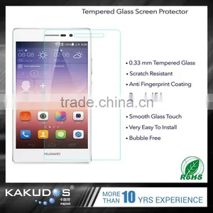 High Quality 9H Hardness Tempered Glass Screen Protector for Huawei p7 thumbnail-1
