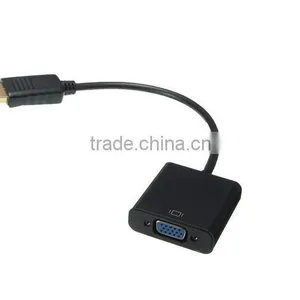 1080P Display Port DP Male to VGA Female Adapter Display Port Converter Connectors Cable V1.1 thumbnail-2