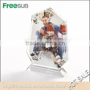 Freesub BXP-01 L140*H195*W40mm Peak Cup Blank Sublimation 3d Crystal Pics thumbnail-2