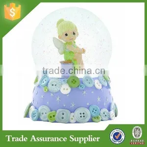 Resin Flower Fairy Snow Globe Christmas thumbnail-1