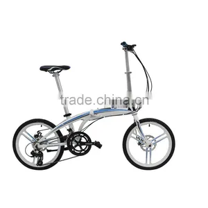 20" Aliumium Alloy Superlight Cheap Folding Bicycle for Wholesale Made in China thumbnail-2