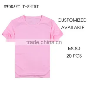 2016 Customized Design Woman Sports Shirt Wholesale T-shirts Low MOQ t Shirts Sports Shirt Fashion Style T-shirt thumbnail-1