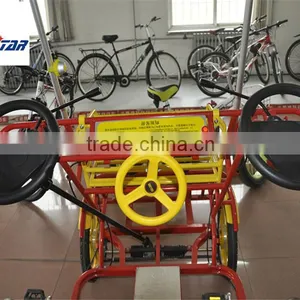 Four Wheel Blue Surrey Deluxe Bike thumbnail-5