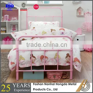 Classic Style Metal Bedstead Kids Guest Bed Foshan Furniture thumbnail-1