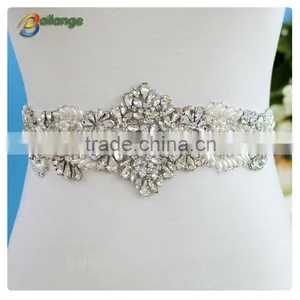 2016 High Quality Handmade New Design Rhinestone Sash Belt thumbnail-1